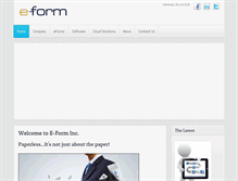 Tablet Screenshot of eforminc.net